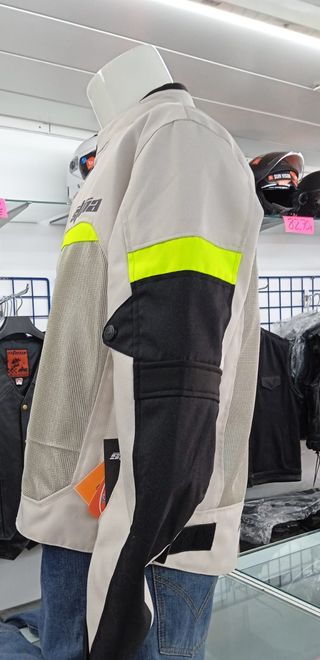 Chaqueta de moto Stina Sahara ll Gris