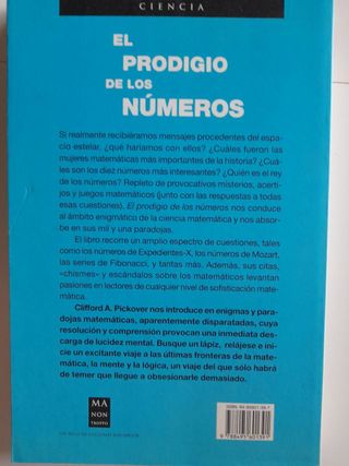"El prodigio de los números", Clifford A. Pickover
