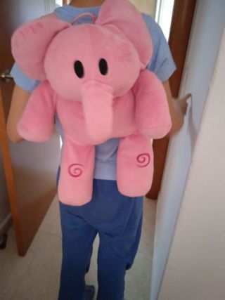 Mochila Eli peluche de Pocoyó infantil