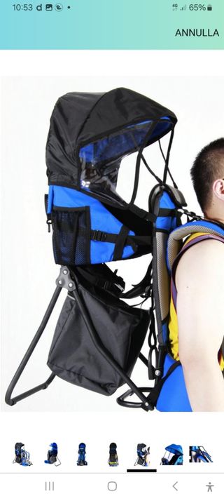 Zaino porta bimbo
