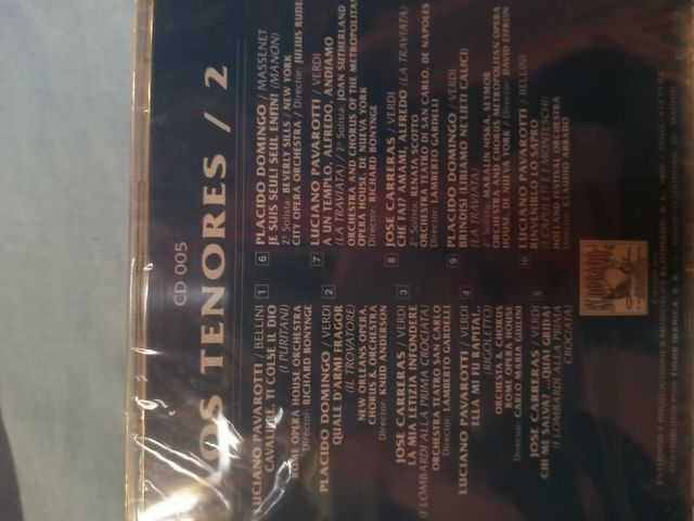 Lote de 4CD Sopranos y Tenores sigloXX