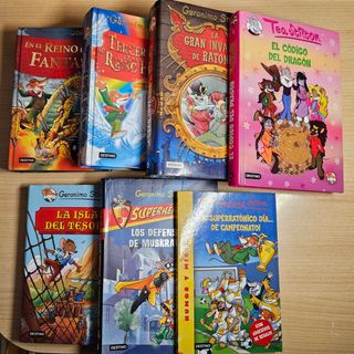 Colección de 7 libros Geronimo Stilton