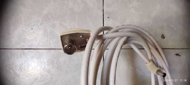 Cable antena TV, 3 metros.