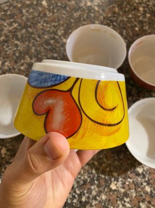 Egan Campo di cuori porcellana set 6 ciotole