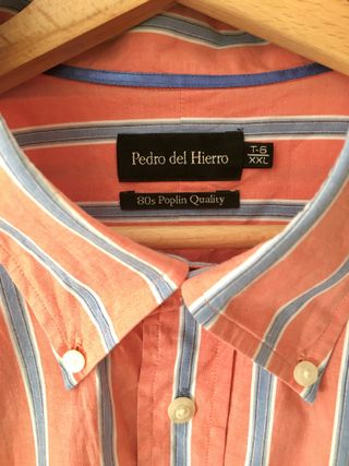 Camisa 80s Popelin Pedro del Hierro Talla XXL