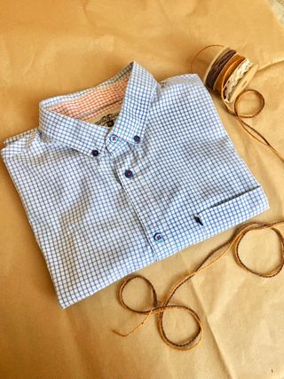 Camisa cuadros azules Hampton Republic - XXL