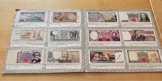 Album billetes del mundo y Dinero de los paises
