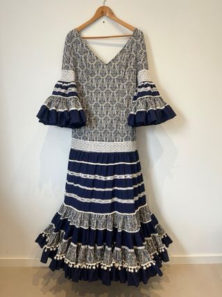 Traje flamenca canastero 