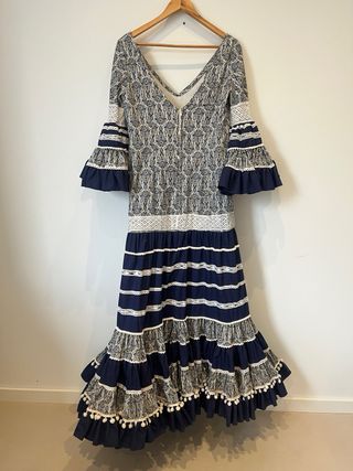 Traje flamenca canastero 