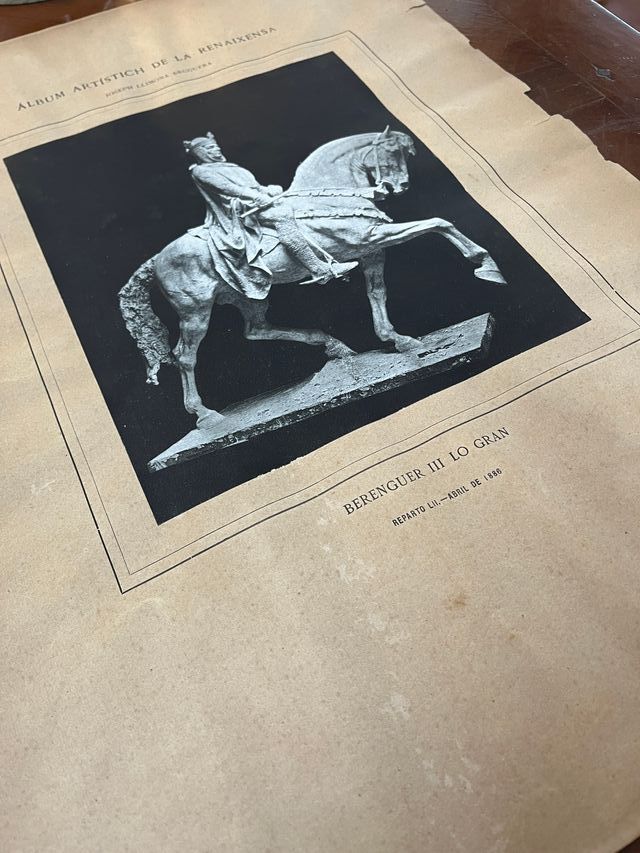 3 Grabados Album Artistich La Renaixensa, Josep Ll