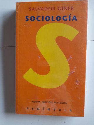 "Sociología" de Salvador Giner, edición revisada.
