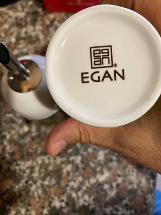 Egan Campo di cuori set Olio/Aceto in porcellana