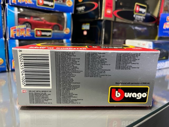 BMW M Roadster Bburago Scala 1/43 4169