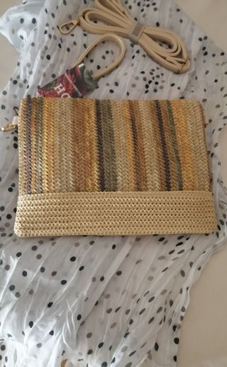 Bolso tipo rafia
