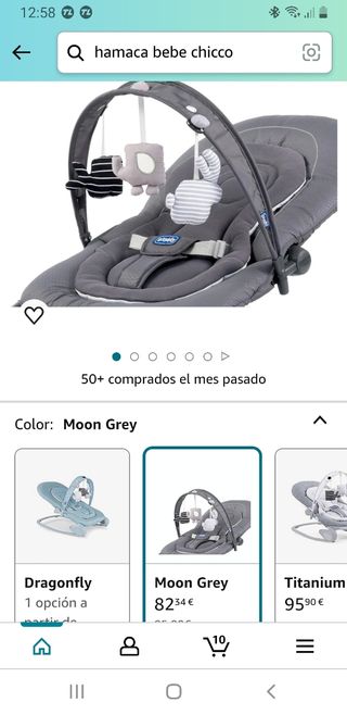 Hamaca bebe marca chico