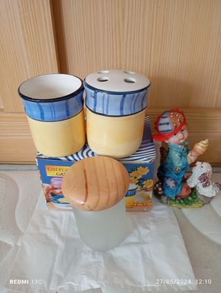 Conjunto de artigos para casa