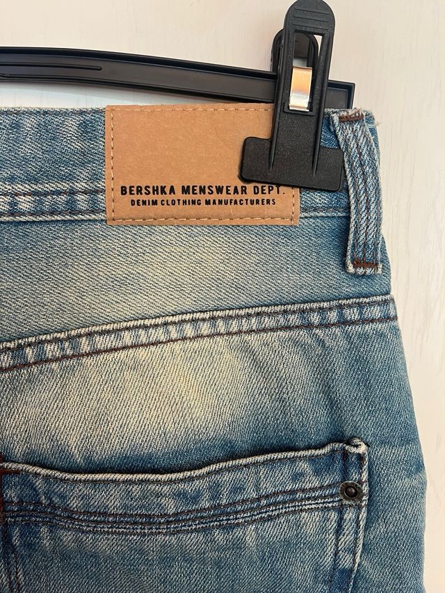 Jeans lungo effetto sporco