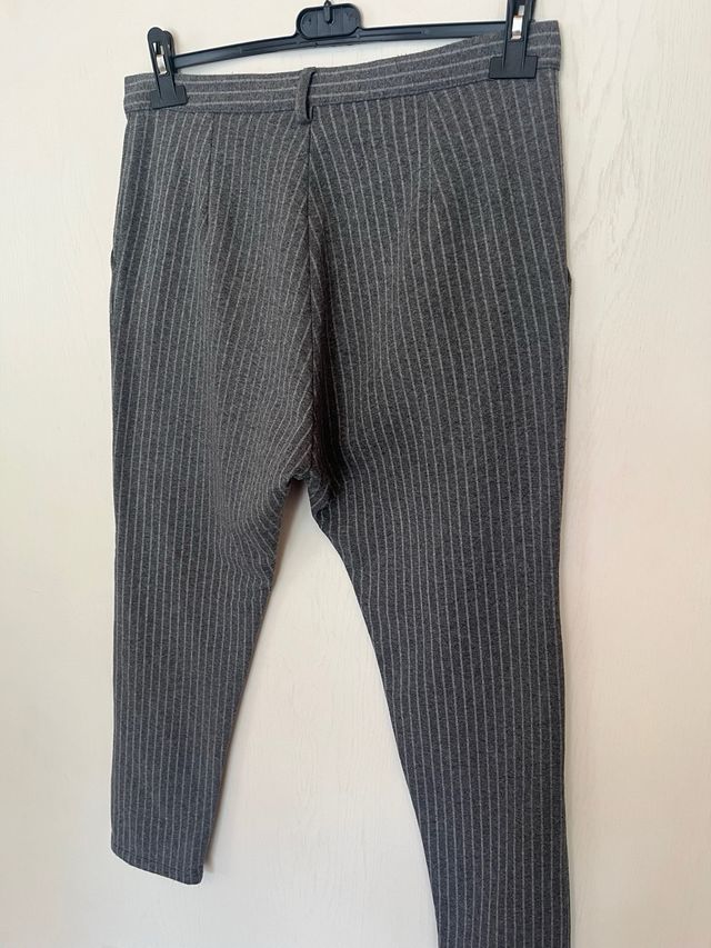 Pantalone felpato a righe