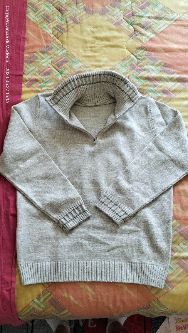 Maglione uomo beige tg. M