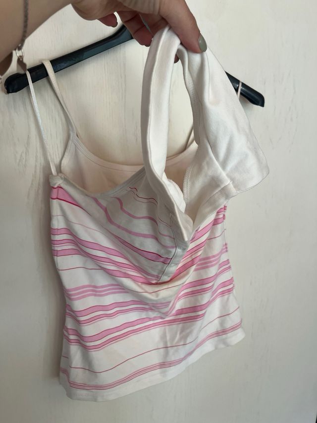 Canotta bimba con bottoni e colletto