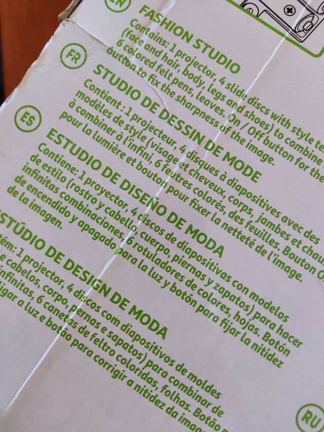 Juego, Fashion Studio de moda