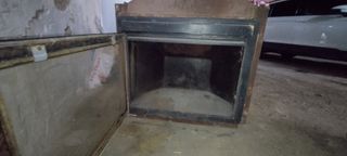 Chimenea leña encastrable