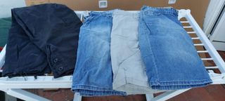 Lote de pantalones y camisetas