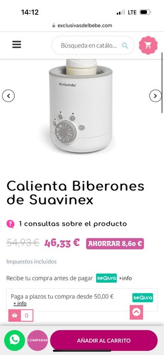 A estrenar: Calienta biberones 