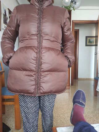 Chaqueta de plumas talla mediana