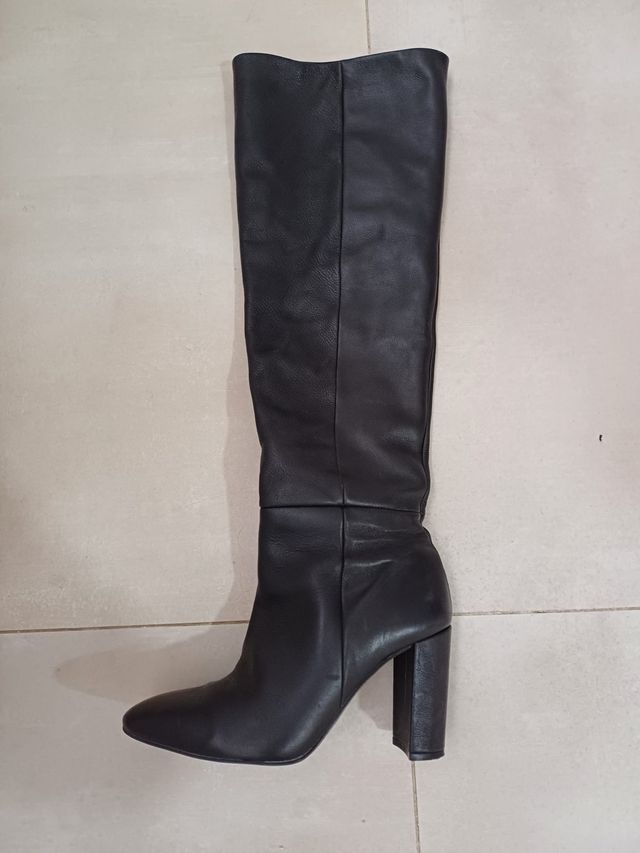 botas mosqueteras piel 38