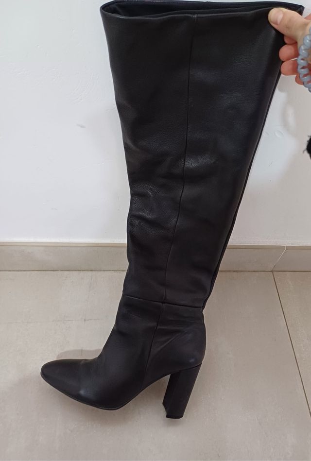 botas mosqueteras piel 38