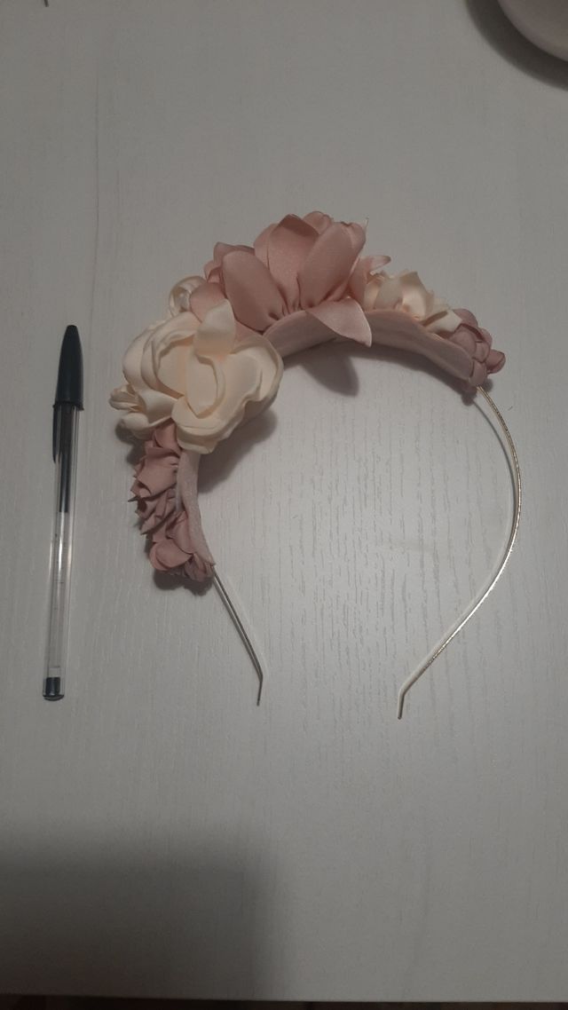 Tocado diadema flores.Rebajas!!!!