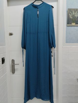 Vestido largo azul