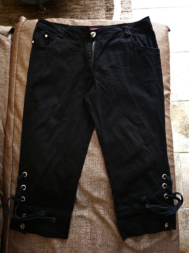 Pantalone pinocchietto a 3/4  / Cotone