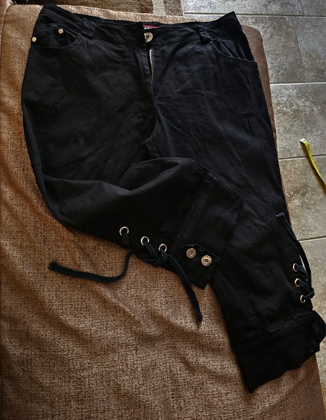 Pantalone pinocchietto a 3/4  / Cotone