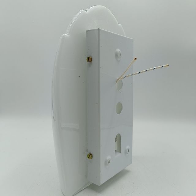 Lámpara aplique tipo art deco, años 80.