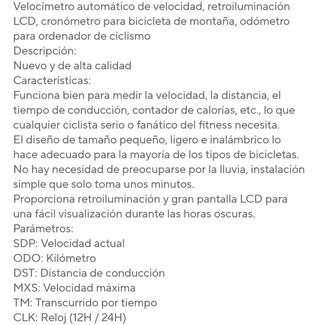 Velocímetro para bicicleta