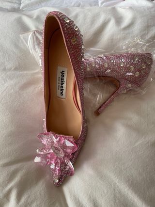 Tacones cristales Talla 39
