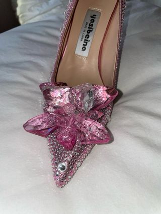 Tacones cristales Talla 39