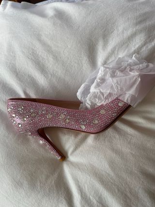 Tacones cristales Talla 39