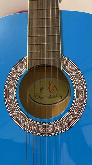 Guitarra Clásica Azul