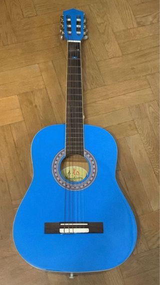 Guitarra Clásica Azul