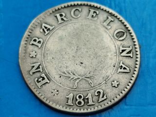 🪙 1 peseta de Barcelona de José Napoleón, 1812