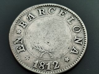 🪙 1 peseta de Barcelona de José Napoleón, 1812