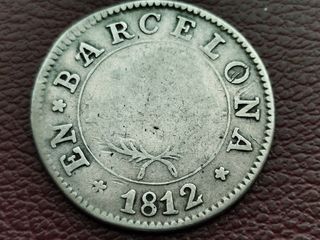 🪙 1 peseta de Barcelona de José Napoleón, 1812