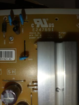Fuente alimentación televisor LG