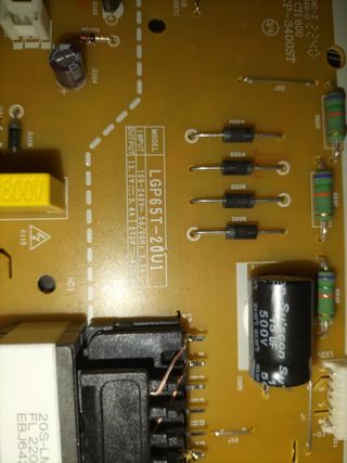 Fuente alimentación televisor LG
