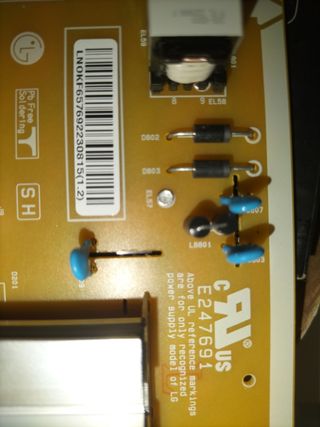 Fuente alimentación televisor LG