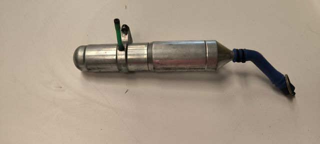 Escapes de motor glow helicóptero radiocontrol 