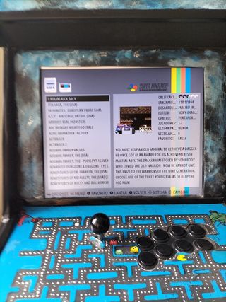 Maquina videojuegos Arcade